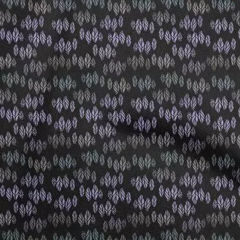 OneOone Жоржет вискозная черная ткань с листьями, одежда своими руками, стеганая ткань, ткань с принтом в ярдах, 42 дюйма 42 Inch Wide - Viscose Chiffon серый
