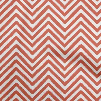 OneOone Жоржет вискозная темно-персиковая ткань с шевроном, одежда для рукоделия, стеганая ткань с принтом, ткань в ярдах, 42 дюйма 42 Inch Wide - Viscose Chiffon розовый