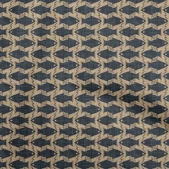 oneOone Жоржетта из вискозы, черный блок ткани, швейные поделки, принты на ткани в ярдах, 42 дюйма 42 Inch Wide - Viscose Chiffon синий