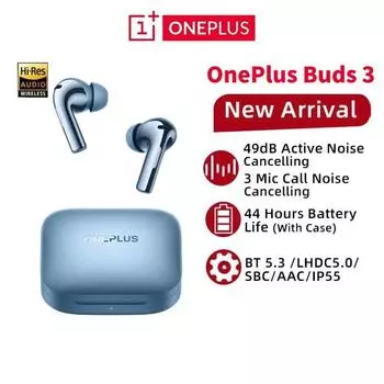 Oneplus Buds 3 TWS Bluetooth-наушники Беспроводные наушники с шумоподавлением 49 дБ