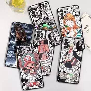 ONEs-PIECEs для Samsung A90 A80 A70S A60 A50S A40 A30S A20E A20S A10S A03 A02 A2 силиконовый черный чехол для телефона Samsung A2 Core