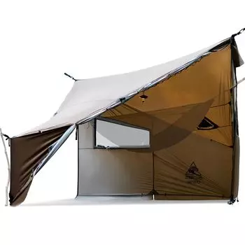 OneTigris CozShack Shelter Большой кемпинговый гамак-палатка Легко устанавливается Можно использовать древесину Включает снег УФ-вода для 2 Сопротивление давлению воды Все поставляется с коричневый