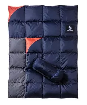 OneTigris Down 195 см x Multi Cold Throw Sleeping in the Ultra Tent Storage Bag Included Одеяло, 135 см, Одеяло, Защита, Кемпинг, На открытом воздухе, синий
