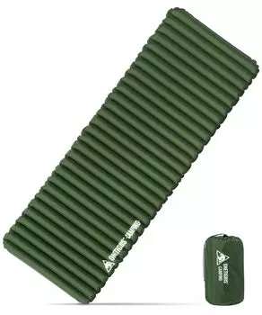 OneTigris JADE Air Mat Sleeping Легкий Кемпинг Автомобильный Спящий Кемпинг На Открытом Воздухе Одиночный Предотвращение Стихийных Бедствий Кемпинг в Горах Удобный для Легкого Хранения зелёный