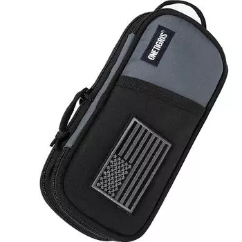 OneTigris Пенал большой вместимости, прочный, для и маленький для старшей школы, средней школы и работающих взрослых, многослойный, многофункциональный,