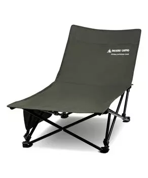OneTigris RIVIERA Кемпинговый низкий стул Откидывающийся складной стул Широкая спинка Интегрированная структура Повышенная устойчивость Боковые карманы Простота использования Использование
