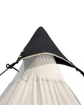 OneTigris Tarp Connection Hat для однополюсного адаптера для тента с карабином и оттяжкой Universal Black Tent, веревка, палатка,