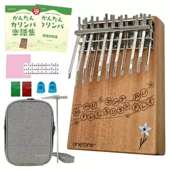 ONETONE One Tone Easy Kalimba Piano Layout 18 Keys Beginner Set Redwood Wood Adjustment Book (Фортепиано) OTKL-18EK/MH [Сумка для переноски/очистки