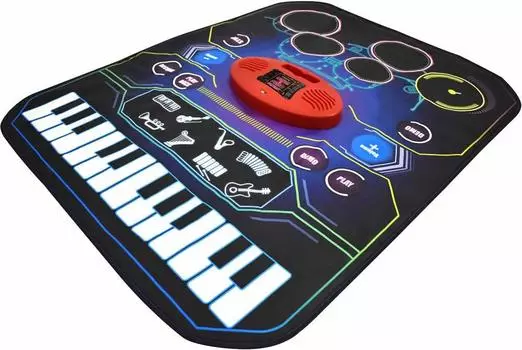 ONETONE One Tone Sound Playmat Drum Piano Playmat 24 Keyboard руководство по эксплуатации и OTSPM-01DR [Барабанные палочки включены]