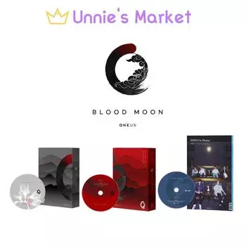 ONEUS [BLOOD MOON] 6-й мини-альбом + бесплатный подарок No poster,Random ver.