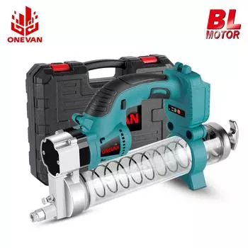 ONEVAN 10000PSL Беспроводная перезаряжаемая электрическая смазочная машина высокого давления для автомобильного смазочного масла для батареи Makita 18 В Without Battery