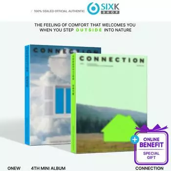 ONEW 4-Й МИНИ-АЛЬБОМ [CONNECTION] (Фотокнига Вер.) (Онлайн-преимущество) [NO POB] OUTSIDE VER