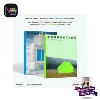 ONEW - 4-й мини-альбом CONNECTION (Фотокнига Вер.) RANDOM 1PCS
