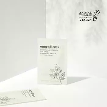 Ongredients Eoseongcho 95 Mask Pack 1 лист