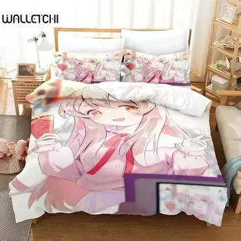 Onimai I m Now Your Sister! Bedding Set Single Twin Full Queen King Size Bed Set Adult Kid Bedroom Duvet cover Sets 3D Anime 70x133cm 2pcs