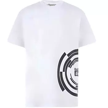 ONITSUKA TIGER Пуловер с круглым вырезом, футболка с короткими рукавами, топы унисекс, белые 2183A721-102 L