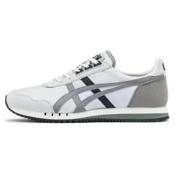 Onitsuka Tiger Dualio Ткань Синтетическая кожа Удобные Универсальные Нескользящие Низкие Повседневные Туфли Унисекс Кроссовки Серые 1183C249-020 41.5