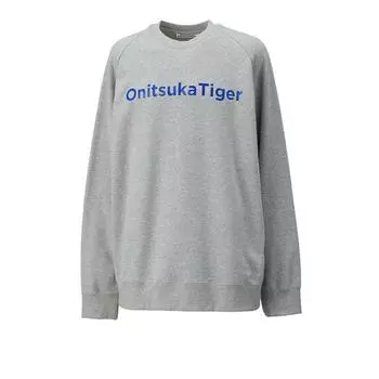 ONITSUKA TIGER Круглый вырез пуловер мягкий теплый свитшот унисекс свитшот цветочный-серый 2183B307-020 L