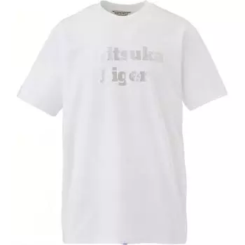 Onitsuka Tiger Letter Round Neck Pullover Short Sleeve T-Shirt Unisex Tops White 2183B456-100 S