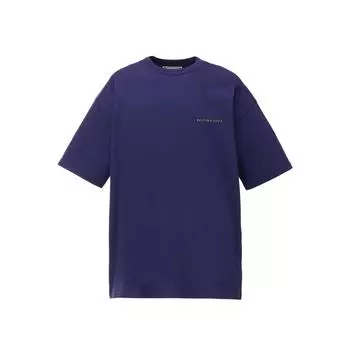 Onitsuka Tiger Loose Fit Printed Round Neck Short Sleeve T-Shirt Unisex Tops Navy-Blue 2183B466-400 XS