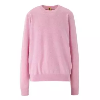 Onitsuka Tiger LS Knit Top Round Neck Solid Color Long Sleeve Sweater Unisex tops Pink 2183B363-700 S