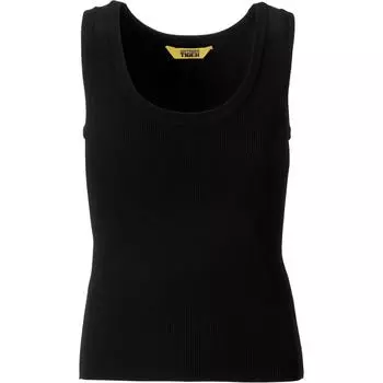 ONITSUKA TIGER Майка однотонная с U-образным вырезом, жилет-пуловер, унисекс, топы, черный цвет 2183B210-001 M