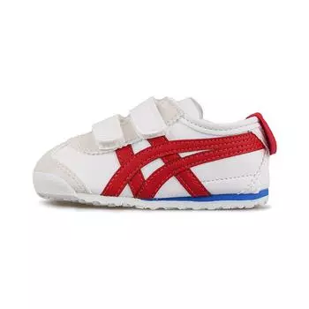Onitsuka Tiger Mexico 66 Baja TS Classic Red Детские кроссовки белые 1184A054-100 19.5