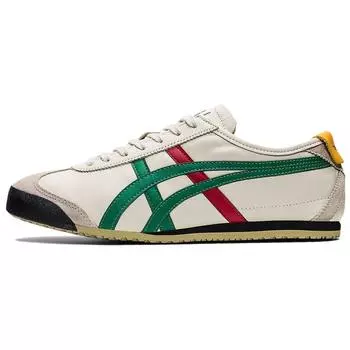 ONITSUKA TIGER Mexico 66 Березово-зеленый 2023 Унисекс Кроссовки Кремовый 1183C102-201 43.5