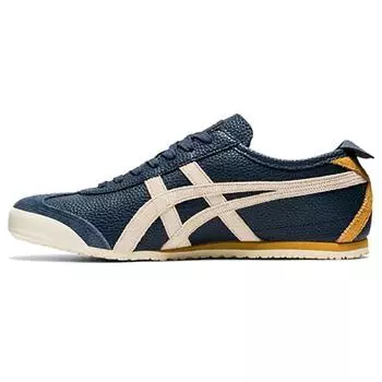 Onitsuka Tiger Mexico 66 Classic Two-Tone Low-Top Sneakers Unisex Sneakers Yellow Blue 1183B039-400 37.5
