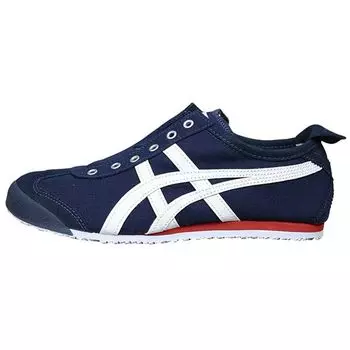Onitsuka Tiger Mexico 66 Кроссовки унисекс без шнуровки Peacoat Синий Белый Красный D3K0N-5099 36