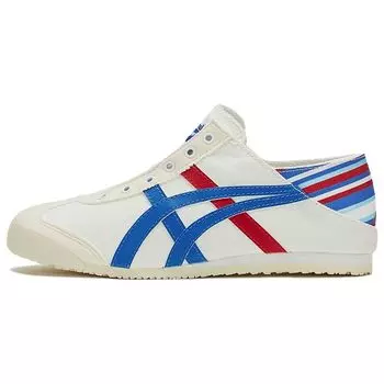 Onitsuka Tiger Mexico 66 Paraty Белые классические синие кроссовки унисекс TH6P4N-0142 37