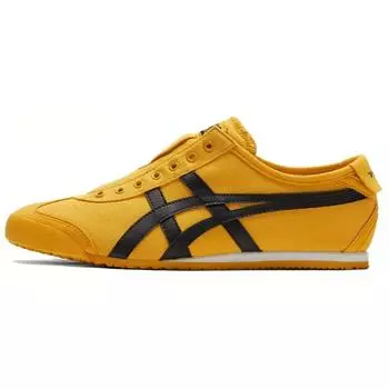 Onitsuka Tiger Mexico 66 Slip-On Удобные универсальные низкие кроссовки для скейтбординга Унисекс Желтые 1183A746-751