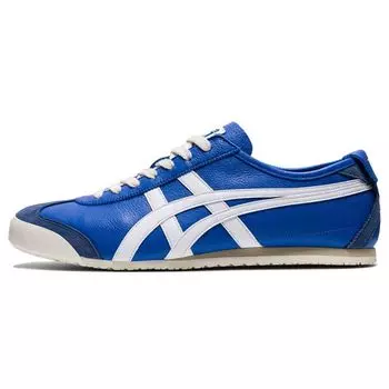 ONITSUKA TIGER Mexico 66 Удобные универсальные нескользящие прочные повседневные туфли с низким верхом для повседневной носки унисекс синие 1183A201-404 36
