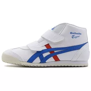 Onitsuka Tiger Mexico Mid Runner PS Directory Blue Детские кроссовки White Directoire-Blue 1184A002-100