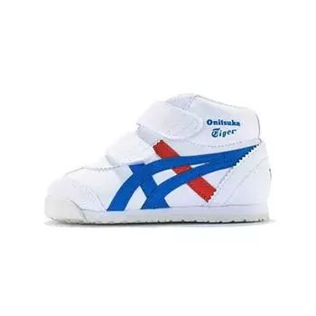Onitsuka Tiger Mexico Mid Runner TD Directory Blue Детские кроссовки White Directoire-Blue 1184A001-100
