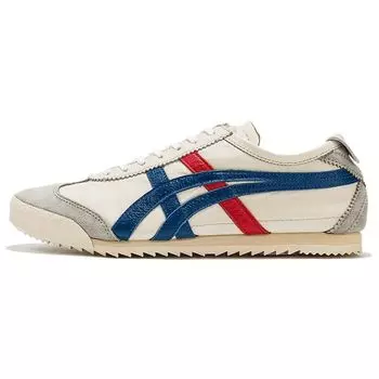 ONITSUKA TIGER Мексика 66 Делюкс Белые Делюкс Синие Женские Кроссовки 1182A465-100 39