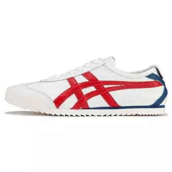 ONITSUKA TIGER Мексика 66 Делюкс Белые Классические Красные Женские Кроссовки 1182A288-103 38