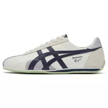 Onitsuka Tiger Runspark Удобные амортизирующие дышащие легкие низкие повседневные кроссовки для бега унисекс белые синие 1183B480-103 44