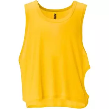Onitsuka Tiger Solid Color Round Neck Knitted Pullover Vest Unisex Vests Yellow 2183B264-750