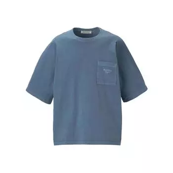 Onitsuka Tiger SS25 Fashion Round Neck Pullover Short Sleeve T-Shirt Unisex T-Shirt Light-Blue 2183B439-400 S