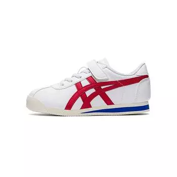Onitsuka Tiger Tiger Corsair PS Классические красные детские кроссовки белые 1184A051-101