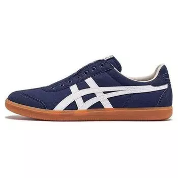 ONITSUKA TIGER Tokuten Slip-On нескользящие износостойкие низкие кроссовки для скейтбординга унисекс темно-синие 1183C248-400 39