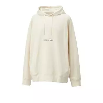 ONITSUKA TIGER Толстовка с капюшоном и длинными рукавами реглан с принтом животных, унисекс, цвет Off-White 2183B308-700 L