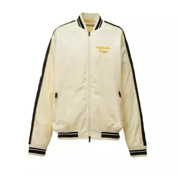 ONITSUKA TIGER Удобная, приятная к коже, мягкая, легкая куртка, унисекс, серая, белая, 2183B437-700 M