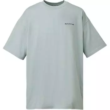 ONITSUKA TIGER Унисекс футболка оверсайз с графическим принтом, топы, светло-серый 2183B533-020 XS