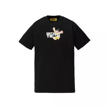 Onitsuka Tiger X Astro Boy Graphic Casual Soft Short Sleeve T-Shirt Unisex T-Shirts Black 2183B519-001 XS
