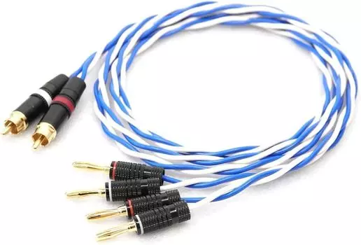 ONKODO Blue y524 RCA Banana x 2 комплект акустических кабелей из 2 шт. - (1.5м)