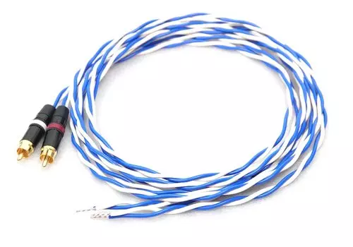 ONKODO Blue y524 RCA Разобранный наконечник акустического кабеля комплект из 2 шт. - (3m)