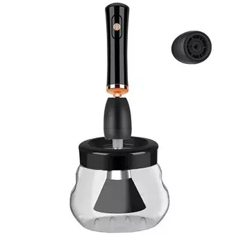 ONKYOU Makeup Brush Cleaning Electric Automatic Makeup Brush Makeup Brush Compatible with All Sizes Machine, Cleaning, Cleaner, Washing, Dehydration,