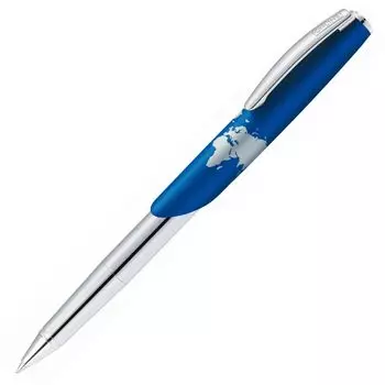 Онлайн-шариковая ручка World Pen Blue 37042 со стилусом Оригинальный импортный продукт На водной основе синий